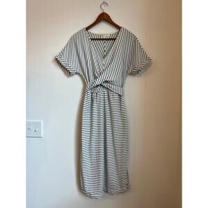 Saturday Sunday by Anthropologie Striped Soft Cotton Coastal Dress Women Size XS
